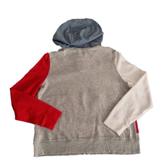 Nautica Boys Red White Blue Pullover Hoodie Sweatshirt Size XL - Picture 3 of 16